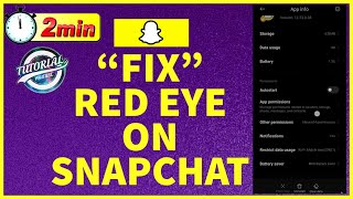 How To Fix Red Eye On Snapchat 2023 | Get Rid Of Snapchat Viral Red Eye Effect