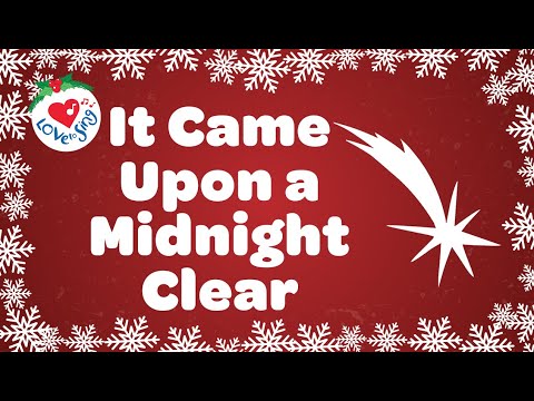 It Came Upon a Midnight Clear with Lyrics | Christmas Carol