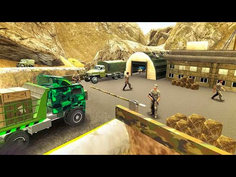 US Army Transport Game । Army Cargo Plane Tanks । Drive Army Tank । Android Gameplay