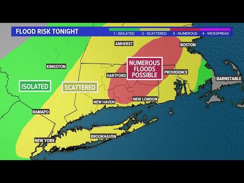 CONNECTICUT FORECAST: Flood Watch, possible power outages - Dec. 10, 2023