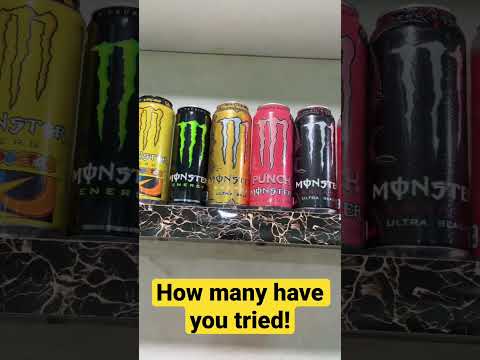 Monster flavours #collection #delight #monster #energydrink #caffeine #shorts #status #trending