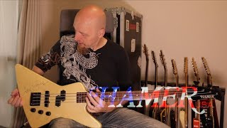 Video thumbnail for (SOLD) Hamer 1986 Blitz Bass signed by Rick Savage from Def Leppard by Jason McNamara - JasonVideoMusicTokyo
