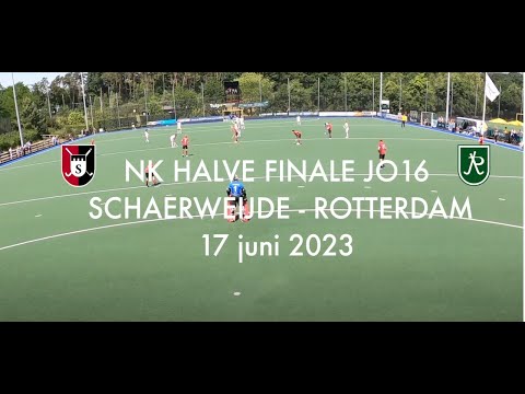 JO16 - Schaerweijde-Rotterdam samenvatting, NK halve finale, 17 juni 2023