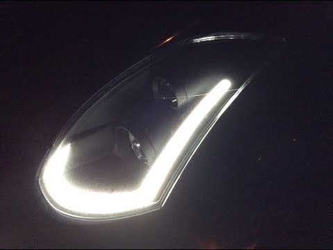 SPEC-D TUNING (DRL LED  Headlights)At Night (Part 2)G35 Coupe