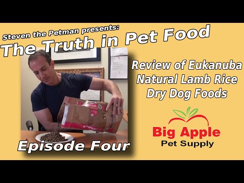 Review of Eukanuba Natural Lamb Rice Dry Dog Foods - Ep. 4 of Steven the Pet Man: Truth in Pet Food