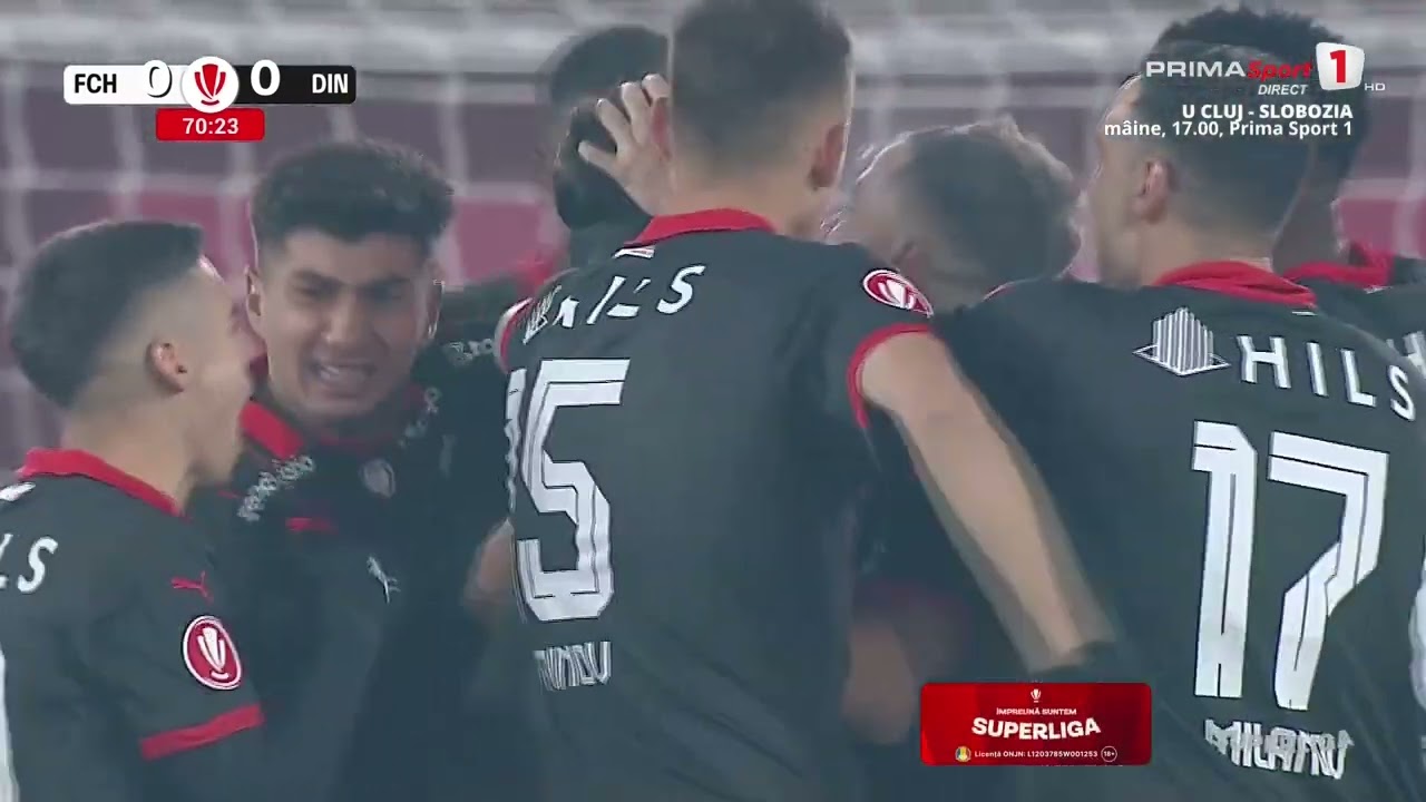 Hermannstadt vs Dinamo București Highlights