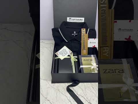 Men’s Gift Box with Polo Shirt, Wallet & Perfume | Gift Hamper video thumbnail
