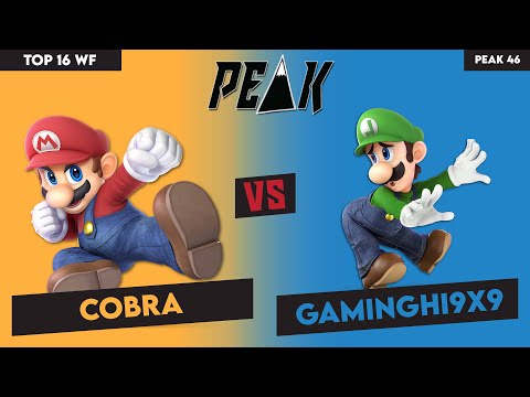 Top 16 WF Cobra (Mario) vs AnG GamingHI9x9 (Luigi) (Peak #46)