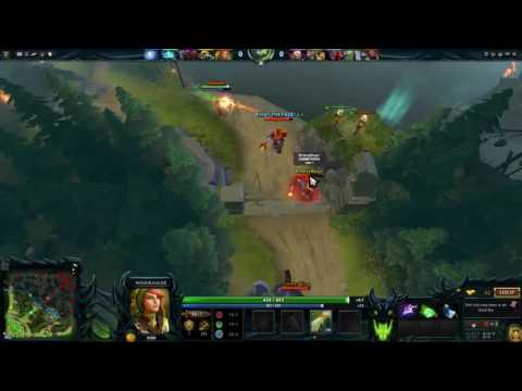 Epic Rampage Windranger in one minutes