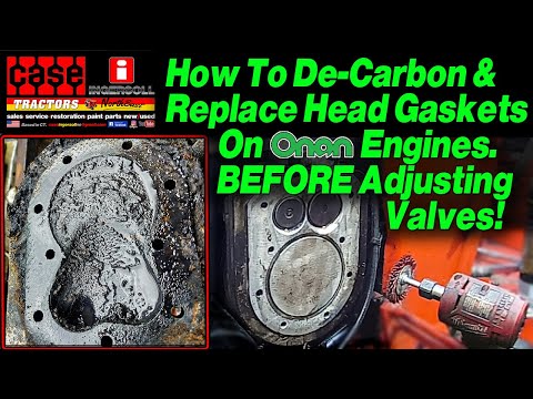 How to De-carbon & Replace Head Gaskets On A Onan or Many Small Engines. DO BEFORE ADJUSTING VALVES