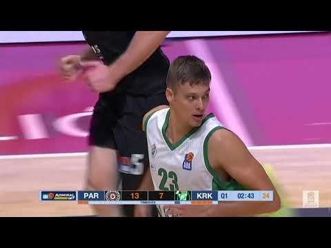 AdmiralBet ABA League 2021/22 highlights, Round 5: Partizan NIS – Krka (23.10.2021)