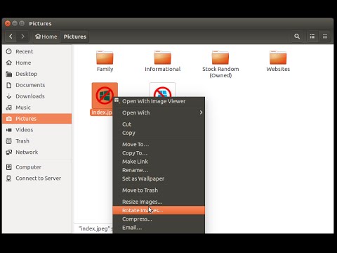 Add Image Rotate & Resize to the Right Click Context Menu Ubuntu 16.04 Quickly!