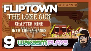 Fliptown: The Lone Gun – Hard Mode Challenge | Solo Board Game – Ch 9 ‘Into The Badlands’ 🐎🌅