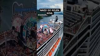 ROUPA NOVA MSC PREZIOSA cruzeiro 02/01/26  navio Santos @cruzeiros2025  #drone  saindo #shorts