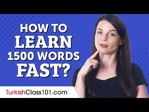 How to Learn the 1500 Most Common Turkish Words with Visual Flashcards