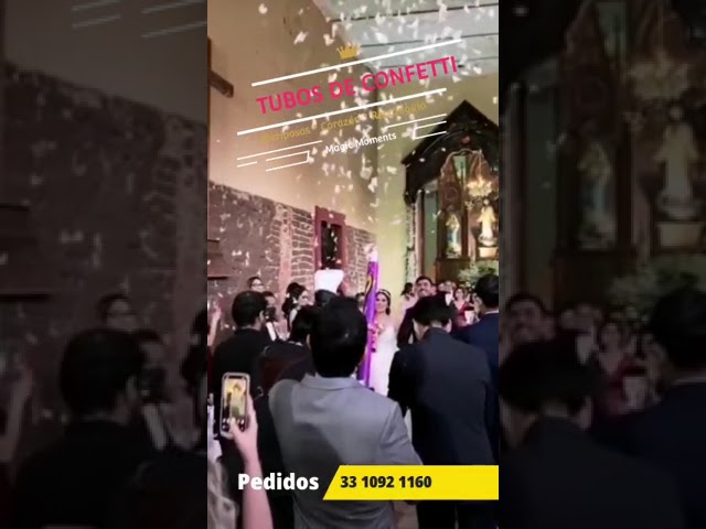 Vídeo relacionado con OH YEAH - 12 Unidades - Cañón Confeti Mariposas Blancas - 15 cm - Fiestas y Celebraciones - Ideal para Bodas, Cumpleaños, Eventos y Despedidas - Gran Potencia de Alcance - FÁCIL DE USAR
