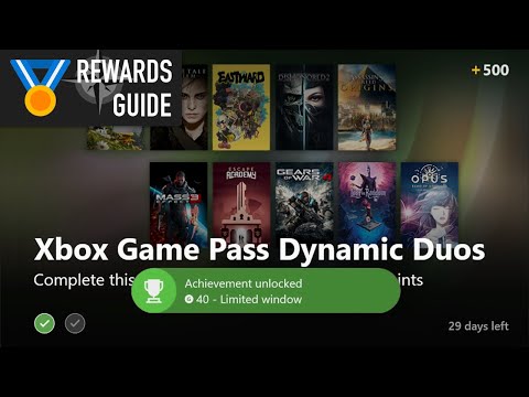 Dynamic Duos (Top 10) Xbox Game Pass Punch Card Guide for Microsoft Rewards - Unravel Two
