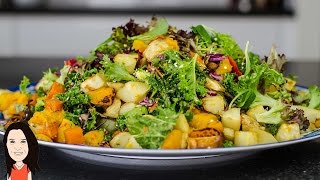 Baked Roast Vegetable Salad + Guest Chef + How to Use a Knife!