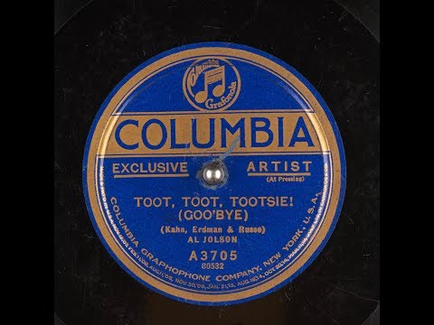 Al Jolson: 1922 "Toot Toot Tootsie Goo' Bye" - VIVID