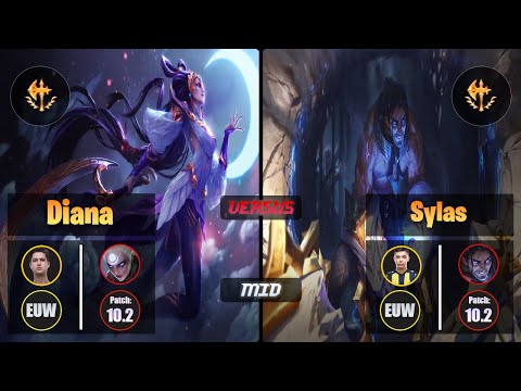 Febiven DIANA (Mid) [Conqueror] VS Bolulu SYLAS - Challenger EUW Patch 10.2