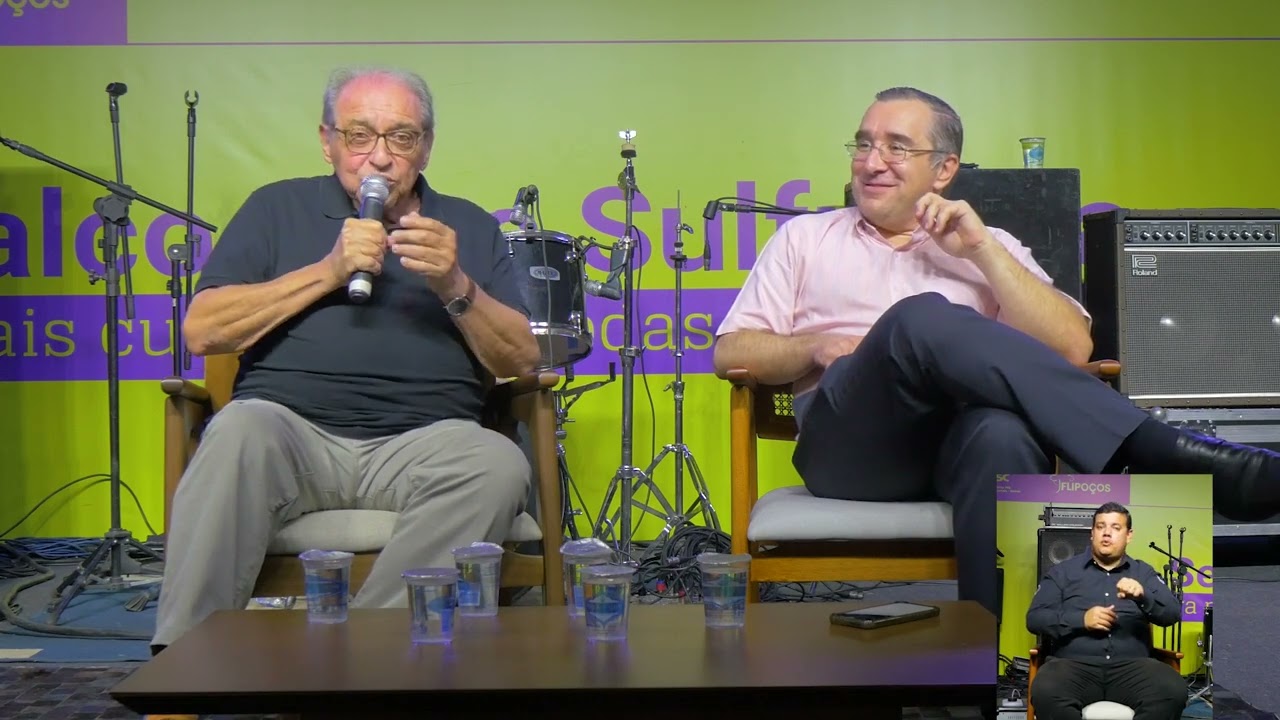 Encontro com o Imortal Ruy Castro - apresentação de Rodrigo Falconi.