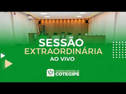 SESSÃO EXTRAORDINÁRIA - COTEGIPE-BA 2026