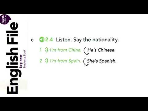 English File beginner 4th edition SB_2.4