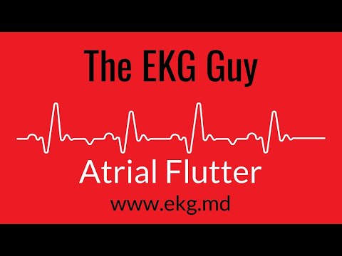 Atrial Flutter EKG l The EKG Guy - www.ekg.md