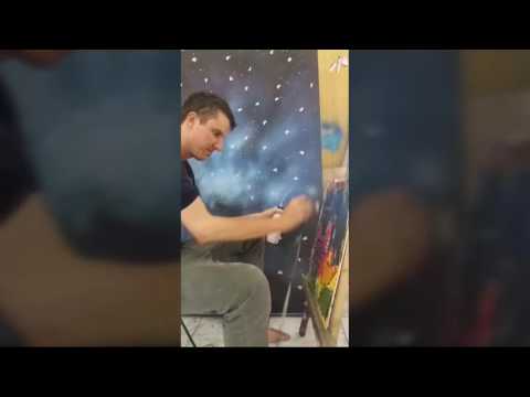 JJ Bray in the studio