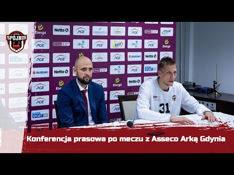 Konferencja prasowa po meczu PGE Spójnia Stargard - Asseco Arka Gdynia