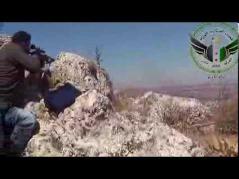 عملية قنص عناصر النظام على جبهة جبل الأربعين في أريحا في ريف إدلب