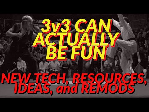 3v3 CAN ACTUALLY BE FUN - RESOURCES AND TECH AND IDEAS