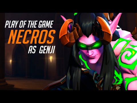 NECROS SHOWS OFF HIS INSANE GENJI SKILLS IN OVERWATCH 2! POTG! [ TOP 500 SEASON 5 ]