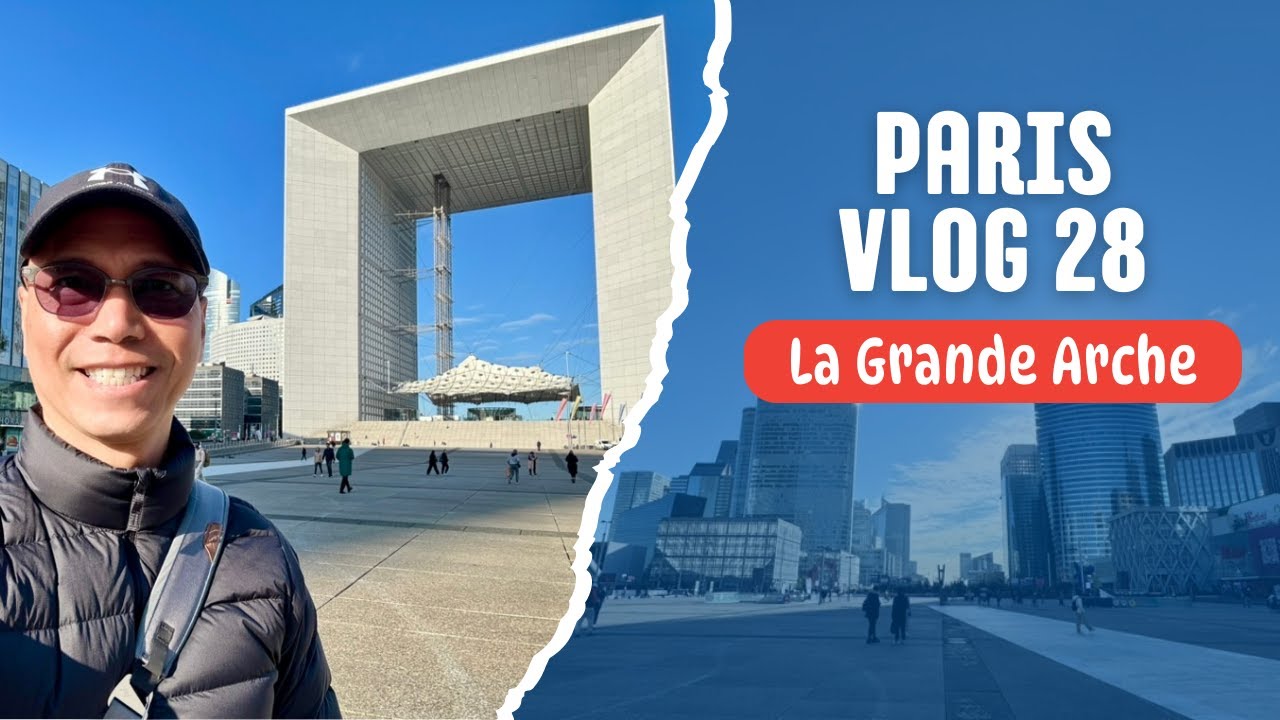 Experience a journey through La Defense with a traveler.