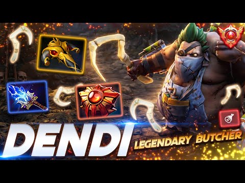 Dendi Pudge Legendary Butcher - Dota 2 Pro Gameplay [Watch & Learn]
