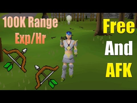 FAST AFK AND FREE Method for 99 range!! BEST TRAINING METHOD IN THE GAME!! [OSRS]