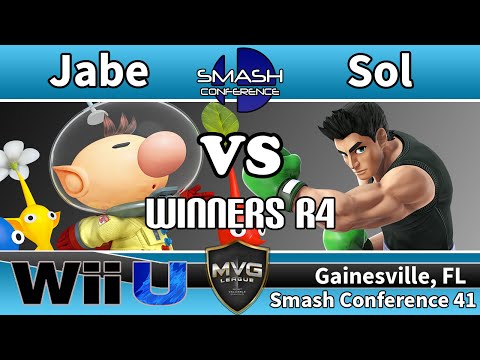 Jabe (Olimar) vs. MVG|Sol (Little Mac) - SSB4 Winners R4 - Smash Conference 41