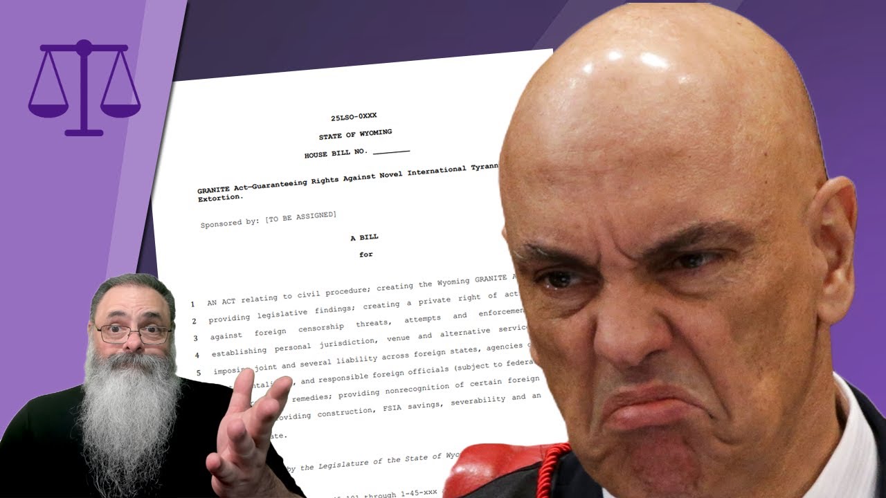 &quot;LEI GRANITE&quot; pode PUNIR JUIZES, LEGISLADORES e REGULADORES que TENTEM CENSURAR empresas AMERICANAS