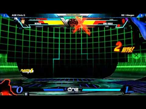 UMvC3 AGE Chris G vs BE I Abegen - Capcom-Cup 2013