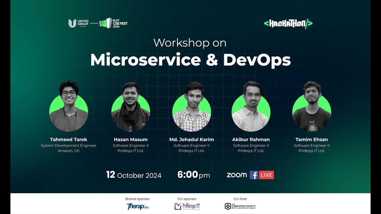 Workshop on Microservice and DevOps | Hackathon - United Group Presents BUET CSE Fest 2024