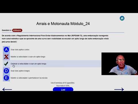Simulado Arrais amador e Motonauta 2023 31-99815-8091