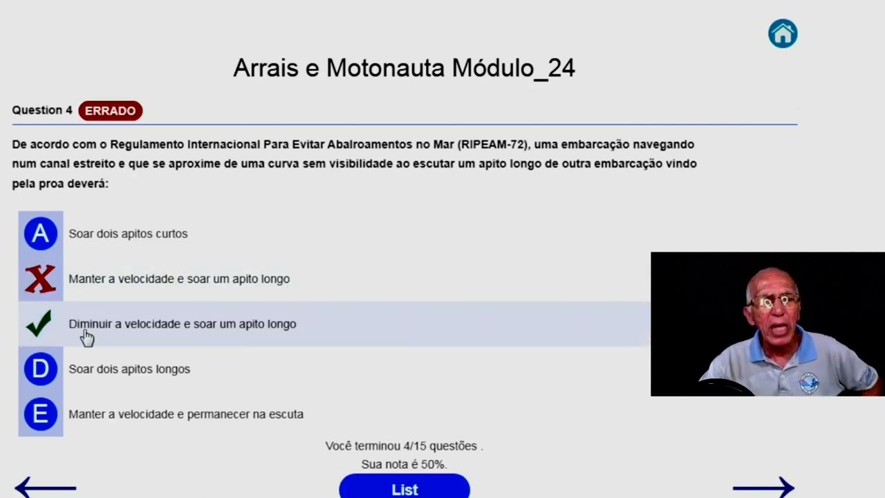 Simulado Arrais amador e Motonauta 2023 31-99815-8091
