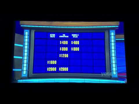 Double Jeopardy, Ryan Hemmel Day 3 - 2nd Daily Double (11/27/20)