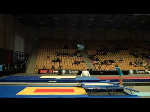 ESPECHE Julieta (ARG) - 2015 Trampoline Worlds - Qualification Double Mini Routine 1