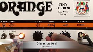 Video thumbnail for Orange Tiny Terror Handwired Demo by thejay (Big Battle Bear)