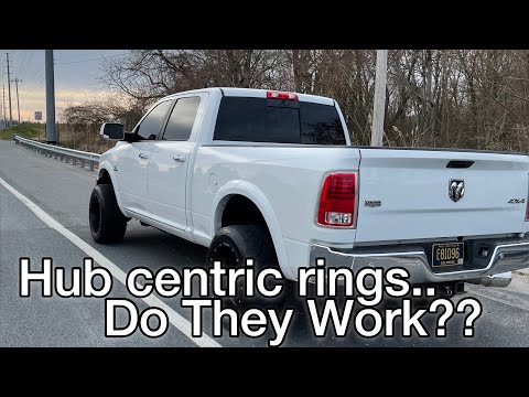Trying out some hub centric rings to help with some vibrations. Let’s see if these things work.