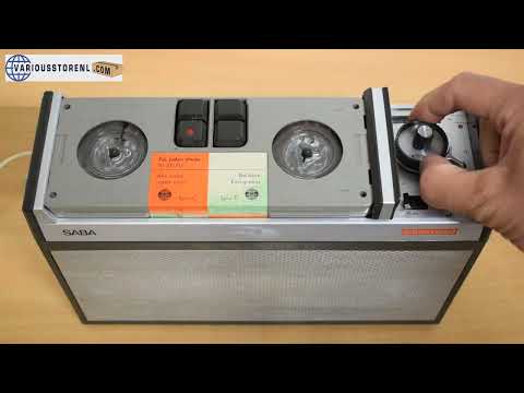 SABA Sabamobil Tape Recorder Demonstration Video - For sale at www.variousstorenl.com