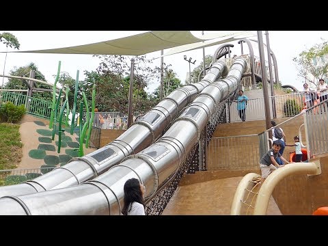 Singapore Biggest Slide Park | Admiralty Park Slides