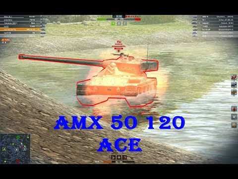 World of tank blitz - Ace with AMX 50 120 at Castilla