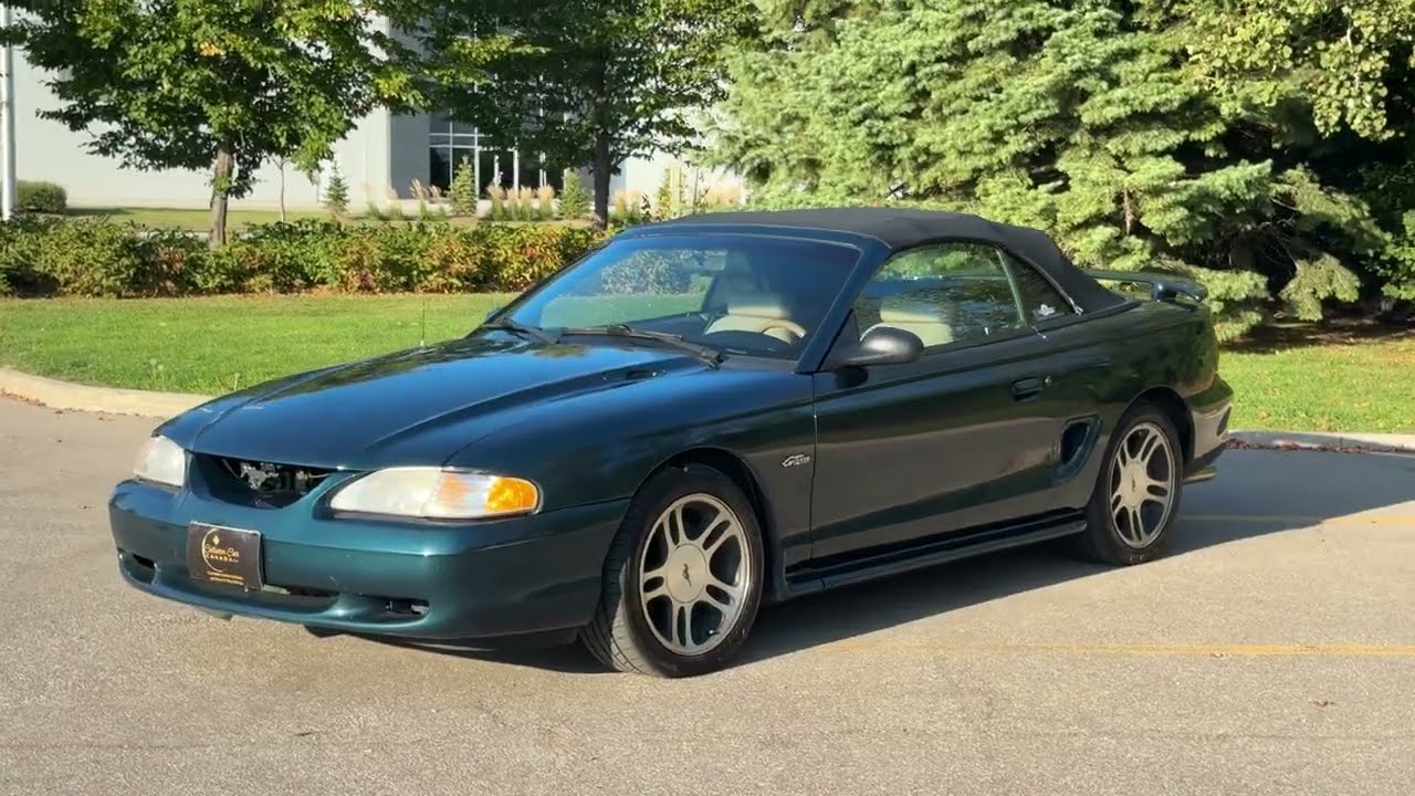 **SOLD by CCC AUCTION** No Reserve 1997 Ford Mustang GT 5-Speed Manual Convertible